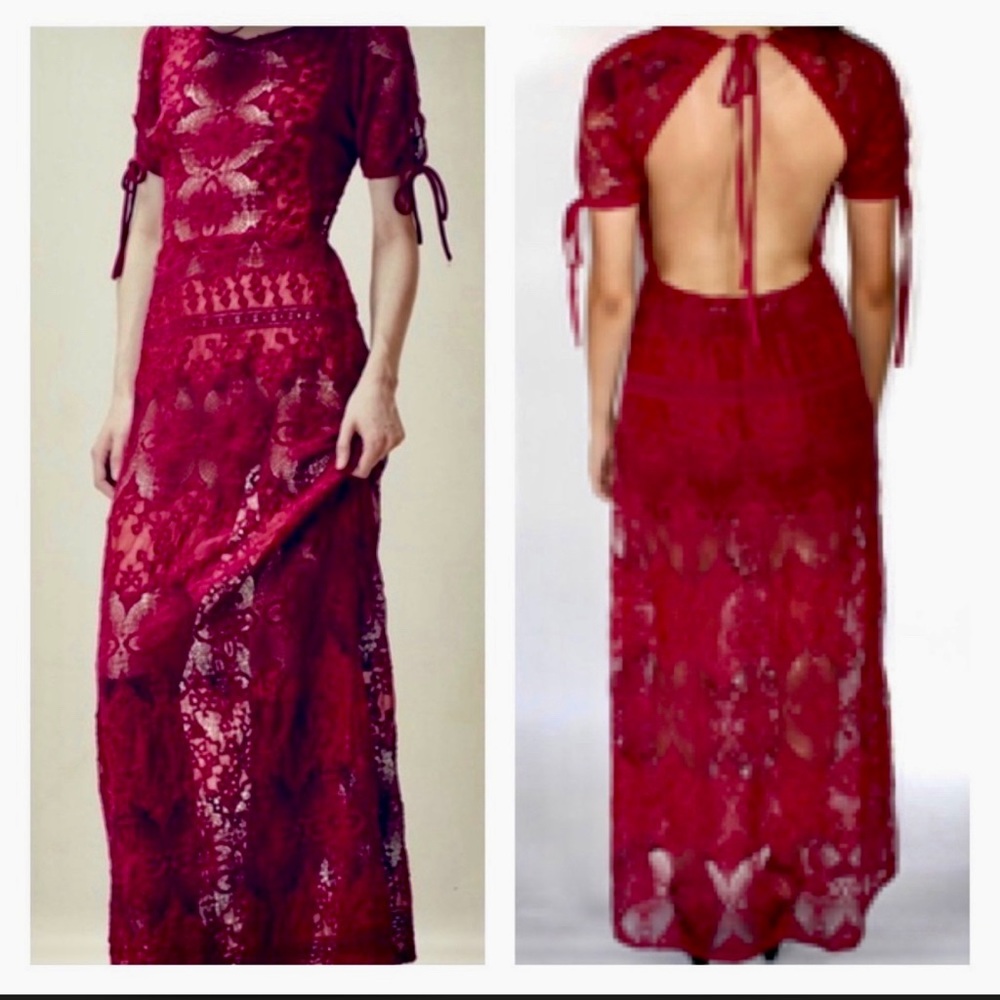Stunning Scarlet maxi dress - Picture 5 of 7